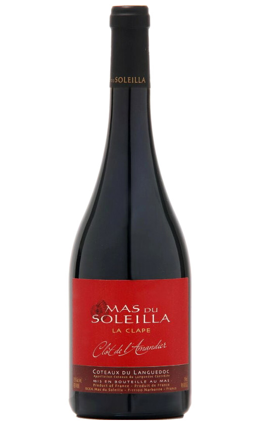 Mas du Soleilla Clot de l'Amandier La Clape Coteaux du Languedoc 2009