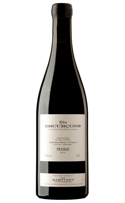 Mas Martinet Els Escurcons Priorat 2009