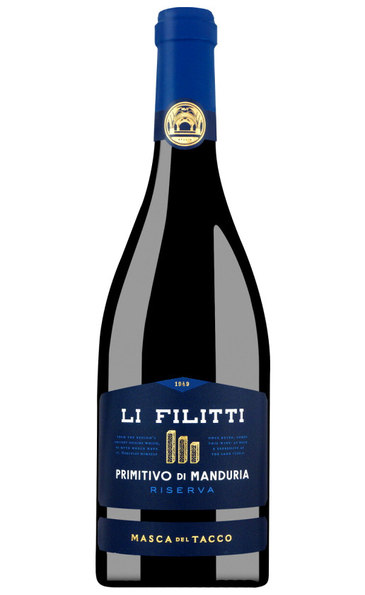 Masca del Tacco Li Filitti Primitivo di Manduria Riserva