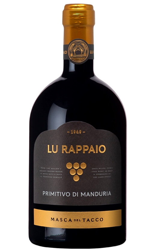 Masca del Tacco Lu Rappaio Primitivo di Manduria