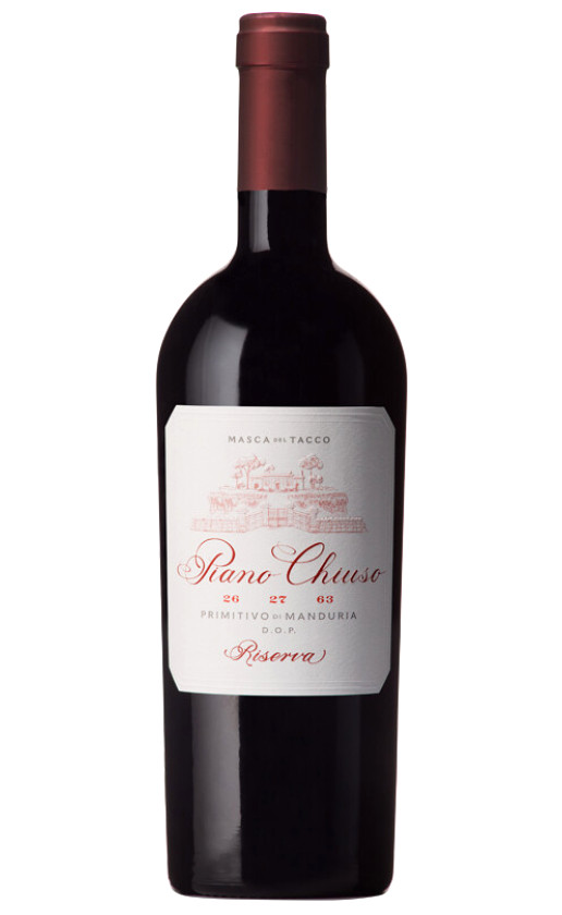 Masca del Tacco Piano Chiuso Riserva Primitivo di Manduria 2016