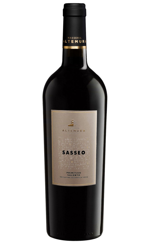 Masseria Altemura Sasseo Primitivo Salento 2018