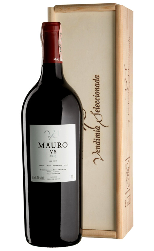 Mauro Vendimia Seleccionada 2015 wooden box
