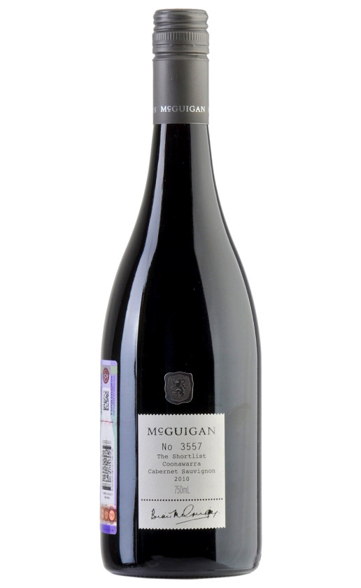 McGuigan The Shortlist Cabernet Sauvignon 2010