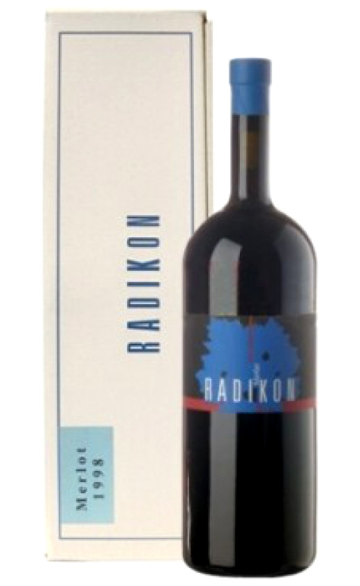 Merlot Radikon 1998 gift box
