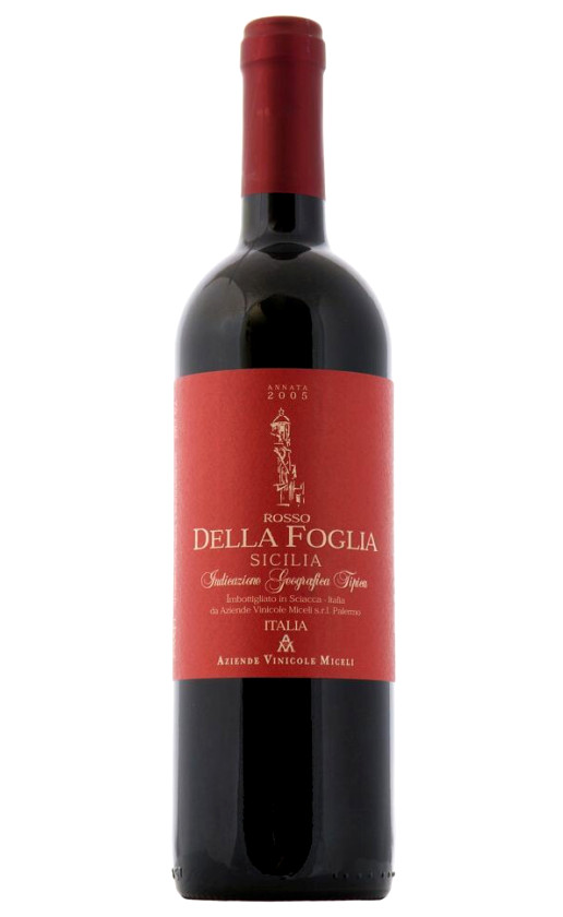 Miceli Rosso Della Foglia Sicilia 2005