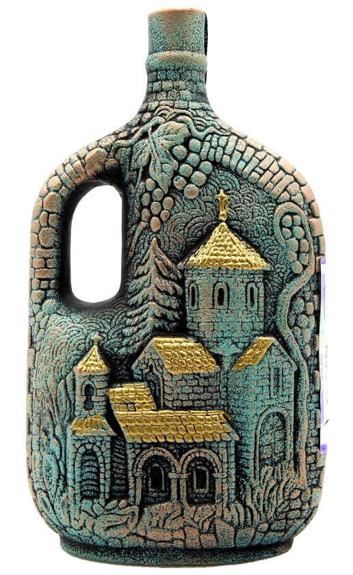 Mildiani Saperavi ceramic bottle Monastery