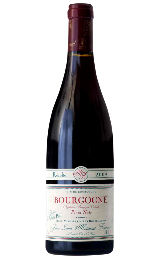 Moissenet-Bonnard Bourgogne Cuvee de l'Oncle Paul 2009