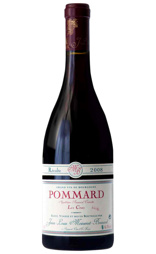 Moissenet-Bonnard Pommard Les Cras 2008