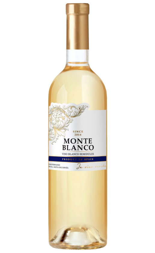 Monte Blanco Blanco Semidulce