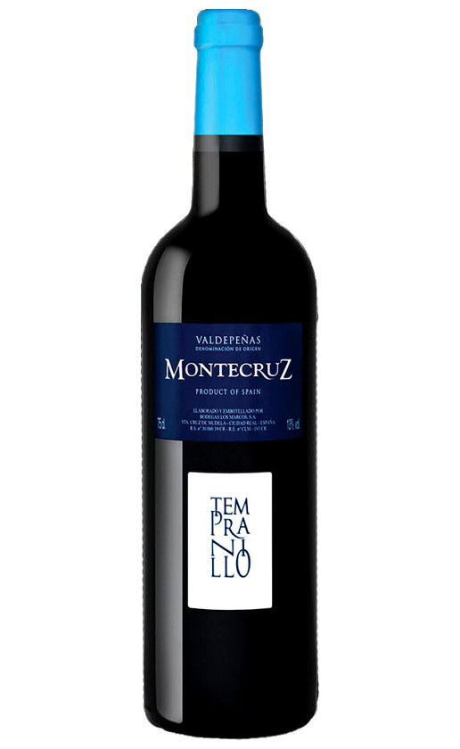 Montecruz Tempranillo Valdepenas