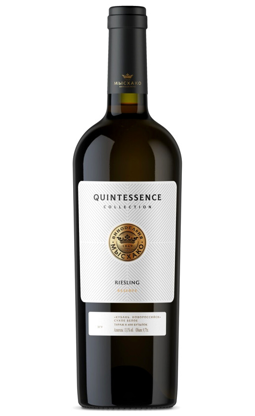 Myskhako Quintessence Riesling Reserve