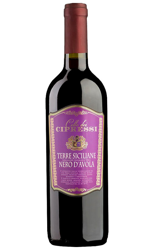 Natale Verga Colle dei Cipressi Nero d'Avola Terre Siciliane