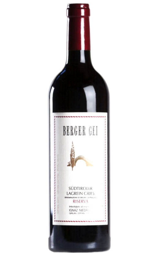Niedrist Berger Gei Lagrein Gries Riserva 2017