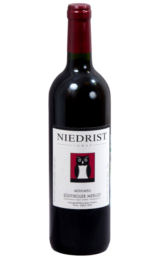 Niedrist Muhlweg Merlot Sudtiroler 2017