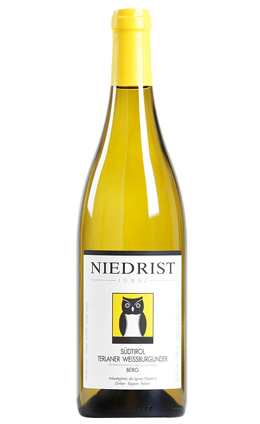 Niedrist Terlaner Weissburgunder Berg Sudtirol 2016