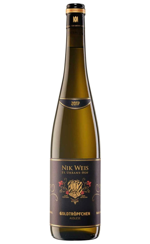 Nik Weis Goldtropfchen Riesling Auslese 2017