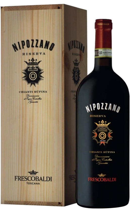 Nipozzano Chianti Rufina Riserva 2017 wooden box