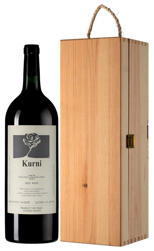 Oasi degli Angeli Kurni Marche Rosso 2018 wooden box