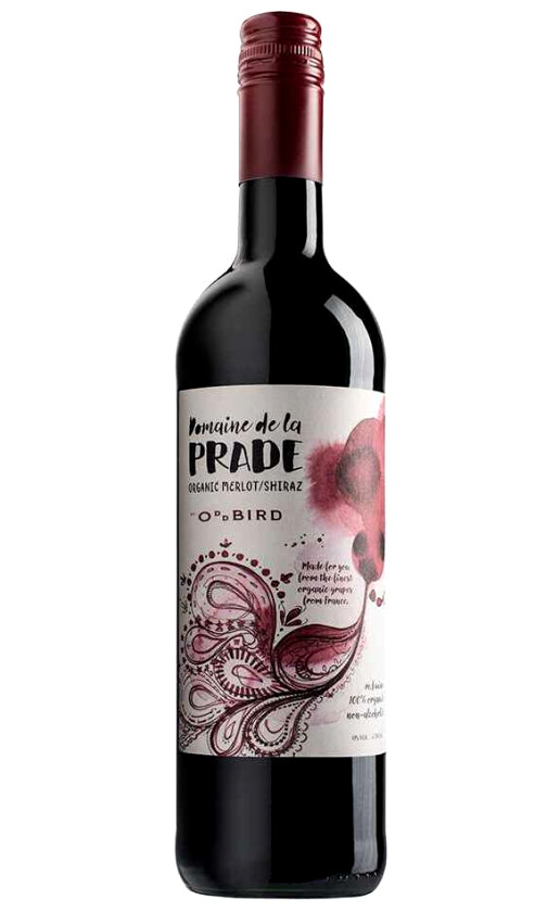 Oddbird Domaine de la Prade Merlot/Shiraz No Alcohol 2020