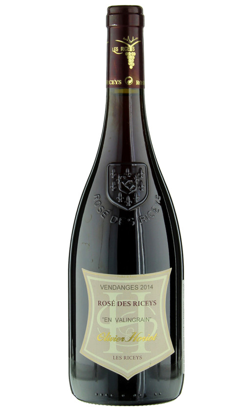 Olivier Horiot En Valingrain Rose des Riceys 2014
