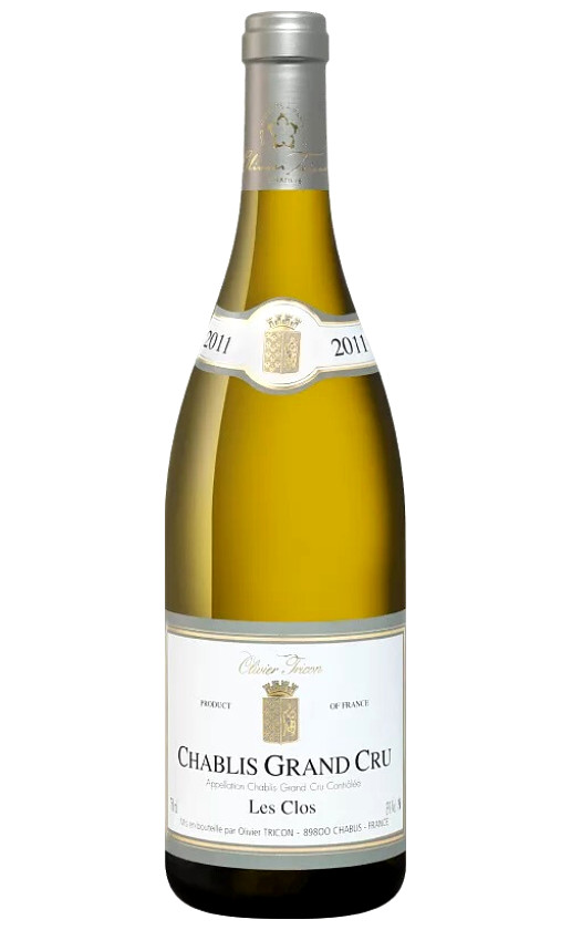 Olivier Tricon Chablis Grand Cru Les Clos 2011
