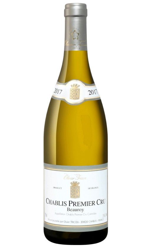 Olivier Tricon Chablis Premier Cru Beauroy 2017
