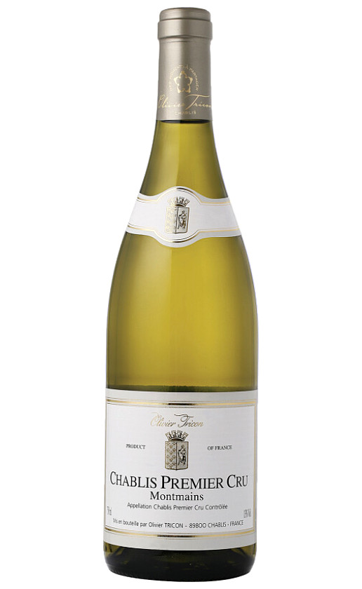 Olivier Tricon Chablis Premier Cru Montmains 2017