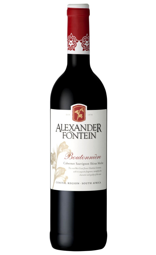 Ormonde Alexanderfontein Boutonniere Red 2015
