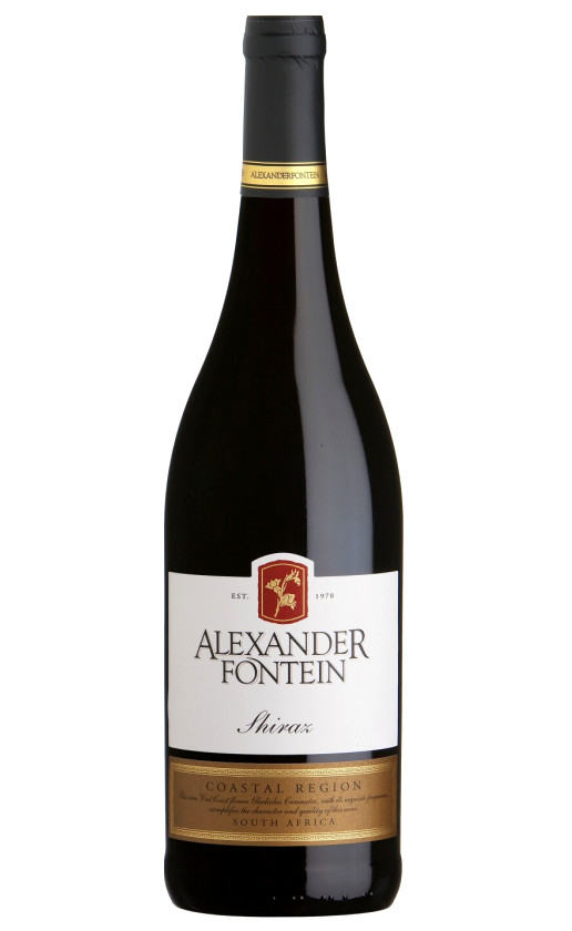 Ormonde Alexanderfontein Shiraz 2014