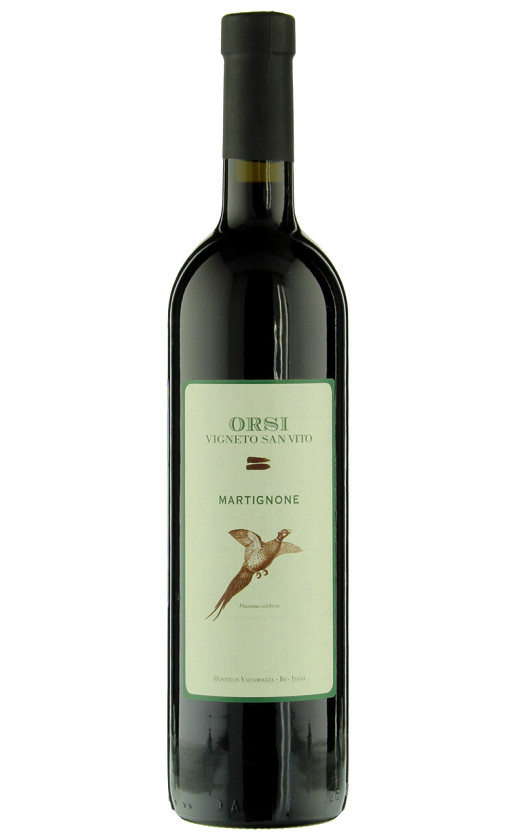 Orsi Vigneto San Vito Martignone Colli Bolognesi 2017