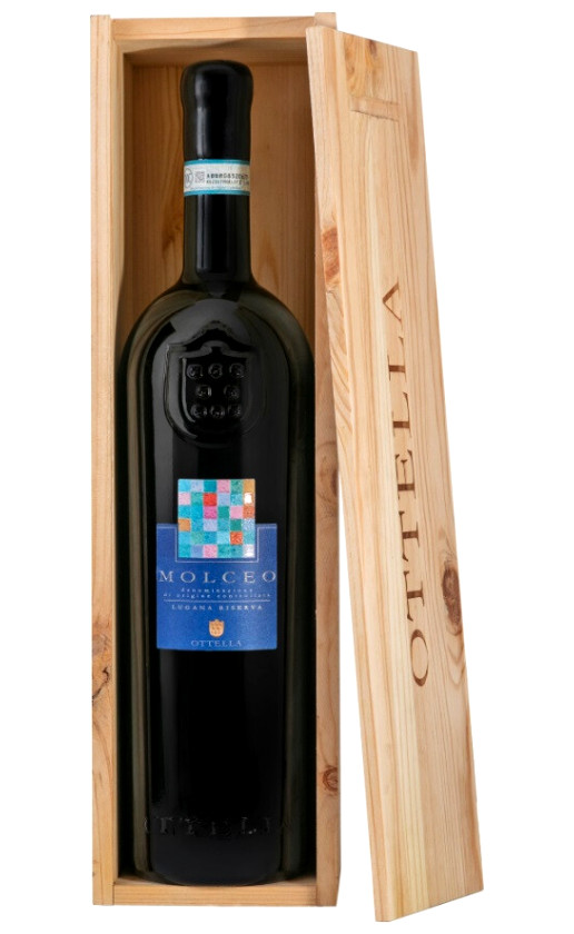 Ottella Molceo Riserva Lugana 2018 wooden box