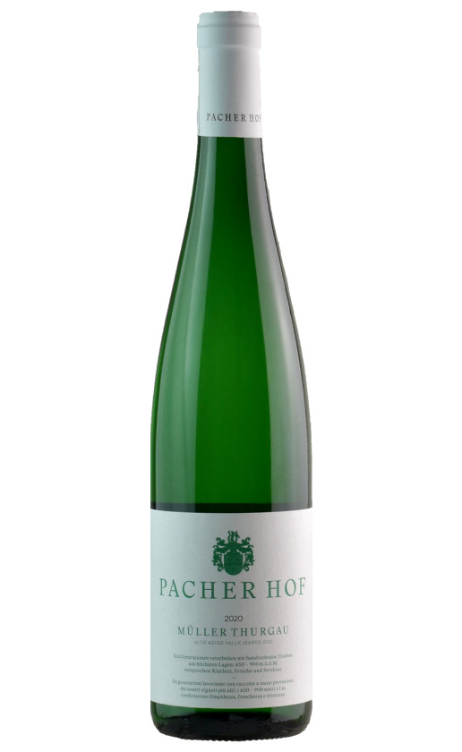 Pacher Hof Muller Thurgau Alto Adige Valle Isarco 2020