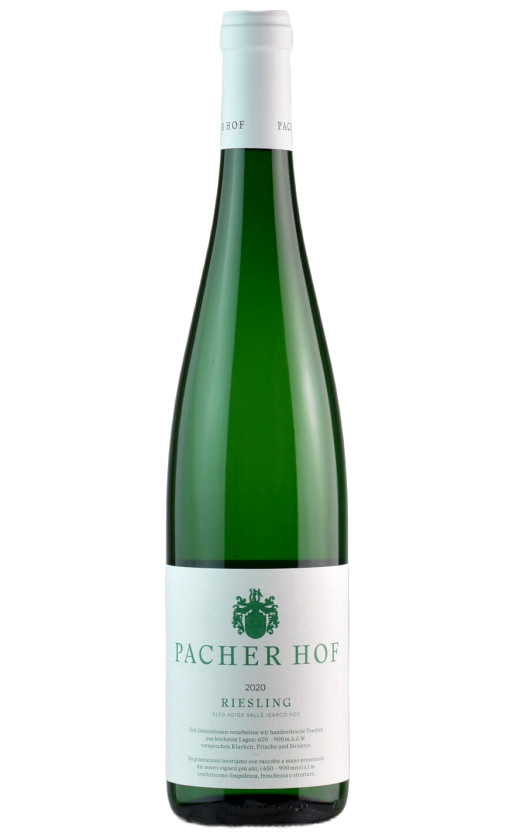 Pacher Hof Riesling Alto Adige Valle Isarco 2020