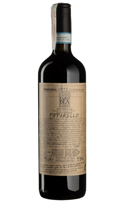 Paolo Bea Pipparello Montefalco Rosso Riserva 2012