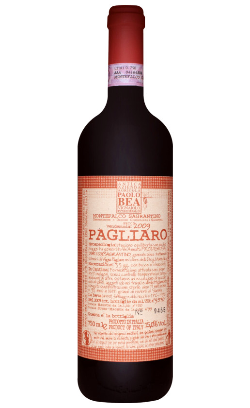 Paolo Bea Vigna Pagliaro Sagrantino di Montefalco 2009