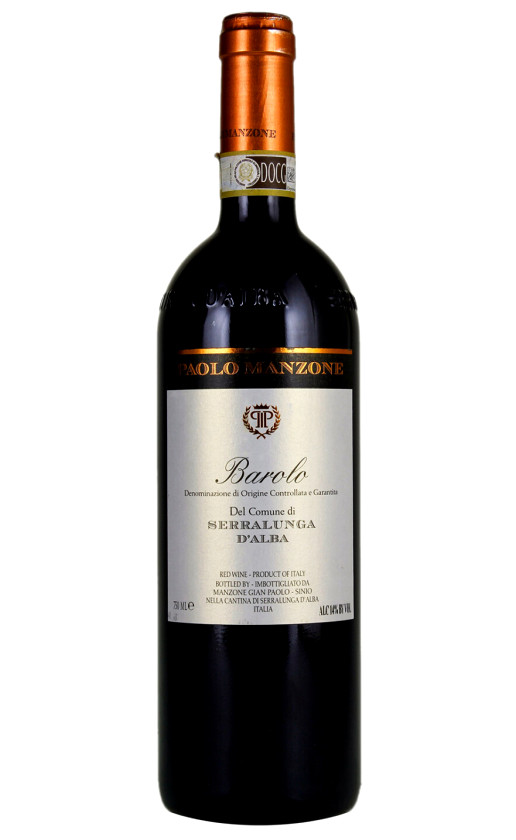 Paolo Manzone Barolo del Comune di Serralunga d'Alba 2013