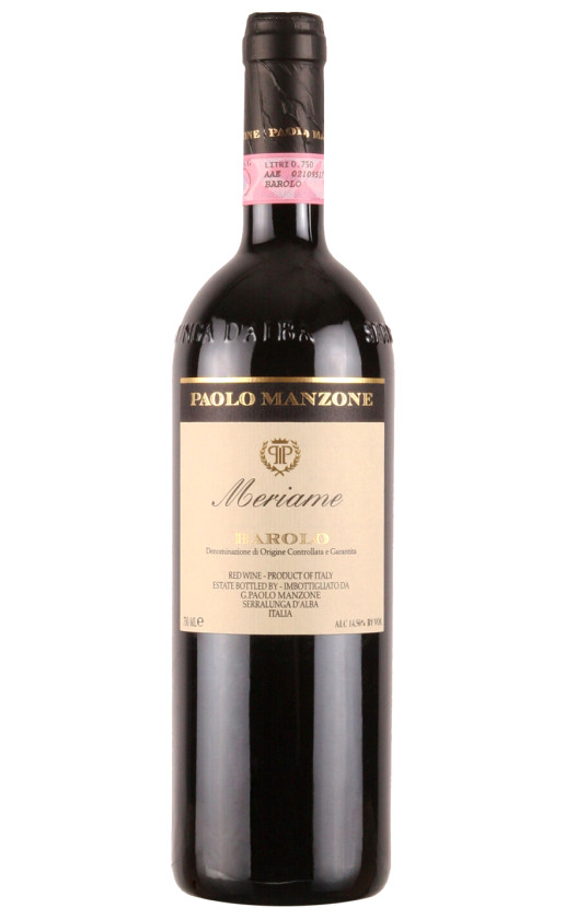 Paolo Manzone Meriame Barolo 2013
