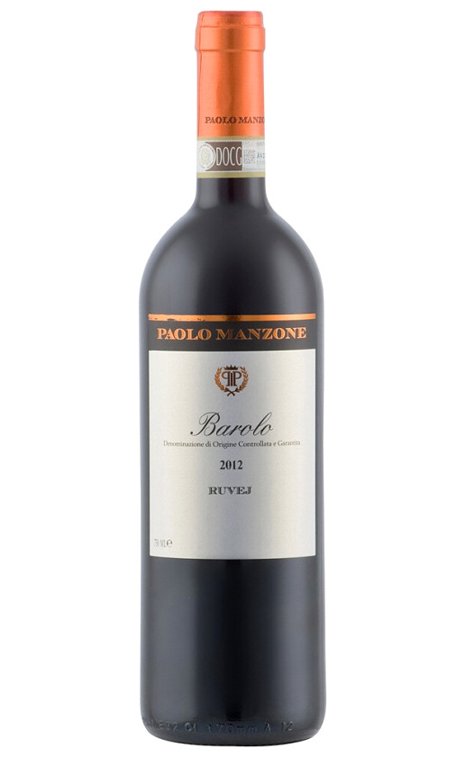 Paolo Manzone Ruvej Barolo 2012