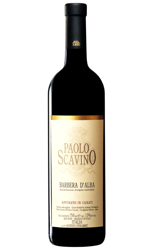 Paolo Scavino Affinato in Carati Barbera d'Alba 2004