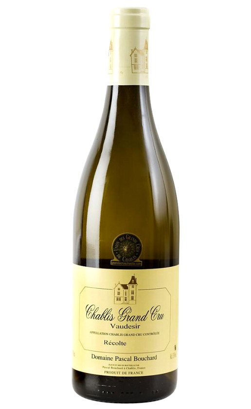 Pascal Bouchard Chablis Grand Cru Vaudesir 2013