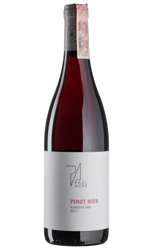 Paul Achs Pinot Noir Qualitatswein Burgenland 2017