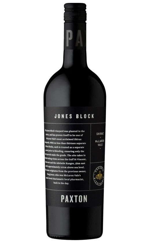 Paxton Jones Block Shiraz 2017