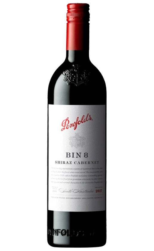 Penfolds Bin 8 Cabernet Shiraz 2017