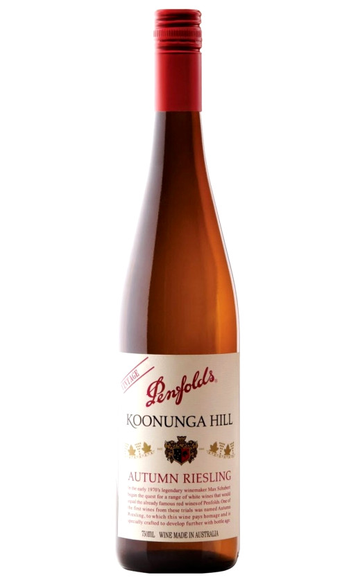 Penfolds Koonunga Hill Autumn Riesling Barossa Valley 2019