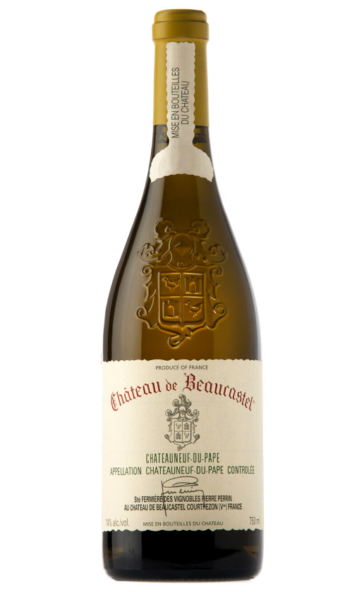 Perrin et Fils Chateau de Beaucastel Blanc Chateauneuf du Pape 2008