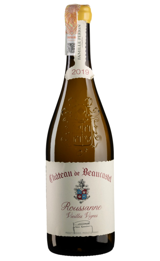 Perrin et Fils Chateau de Beaucastel Roussanne Vieilles Vignes Chateauneuf du Pape 2019
