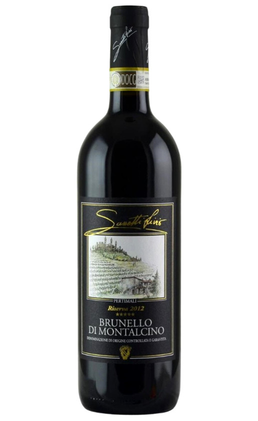 Pertimali Sassetti Brunello di Montalcino Riserva 2012