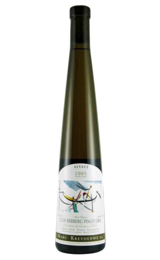 Pinot Gris Clos Rebberg Alsace Vendanges de Noel 2005