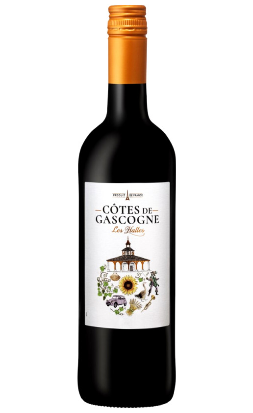 Plaimont Les Halles Cotes de Gascogne Rouge 2018
